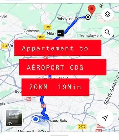 Apartment Duplex Proche Paris