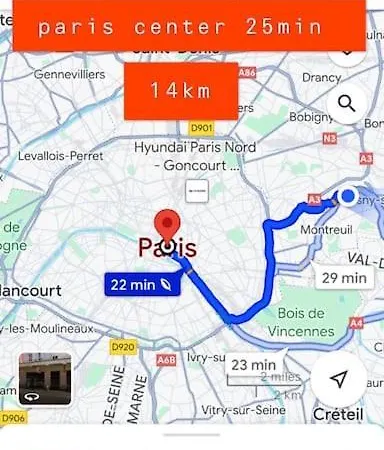 Duplex Proche Paris Lägenhet